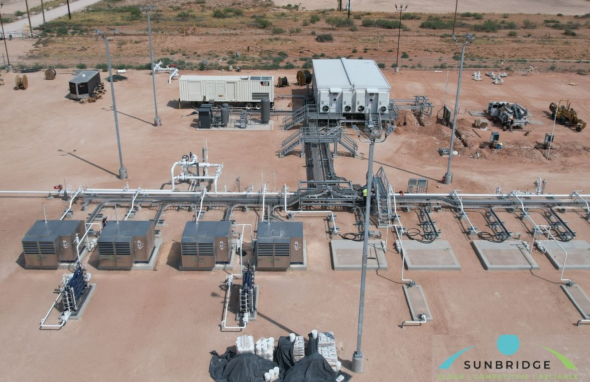 Sunbridge CNG plant near Midland, Texas