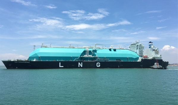 CNOOC Moss-type LNG carrier