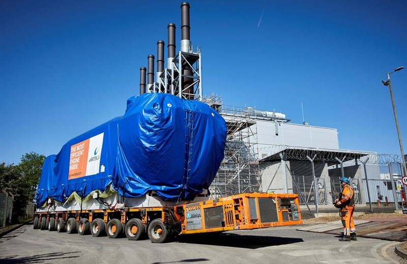 Delivery of 31SG engine to Brigg Energy Park