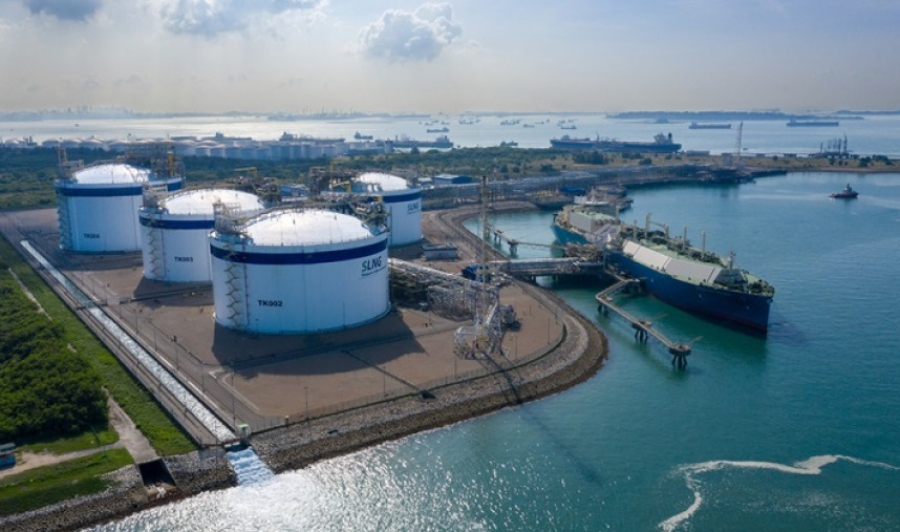SLNG terminal in Singapore