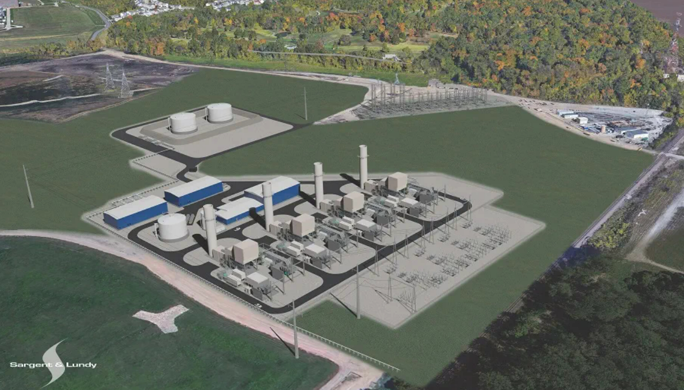 Render of Castle Bluff Energy Center