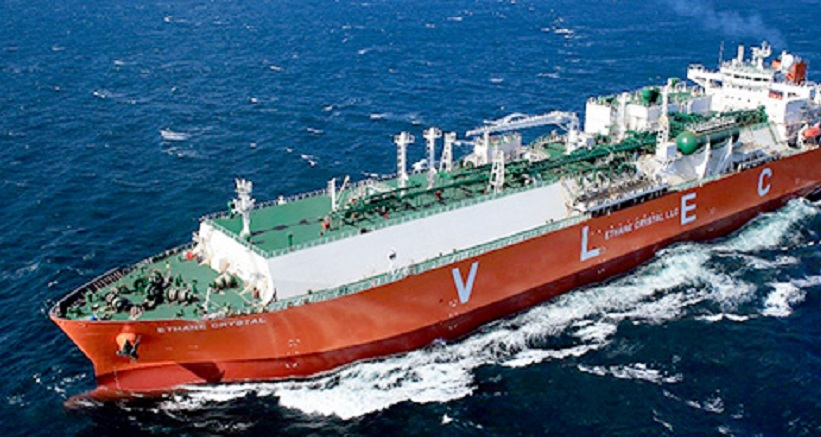 One of MOL’s very large ethane carriers