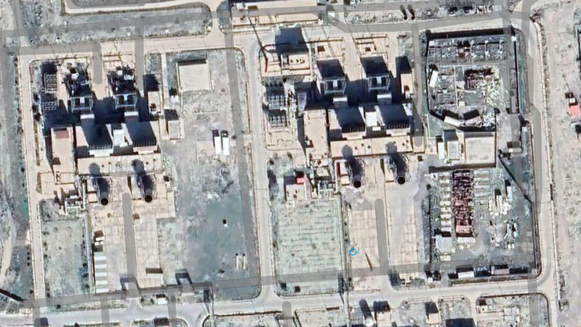 Birds eyes view of Baiji power station