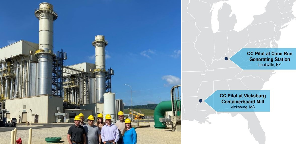 DOE NETL team at Cane Run power station