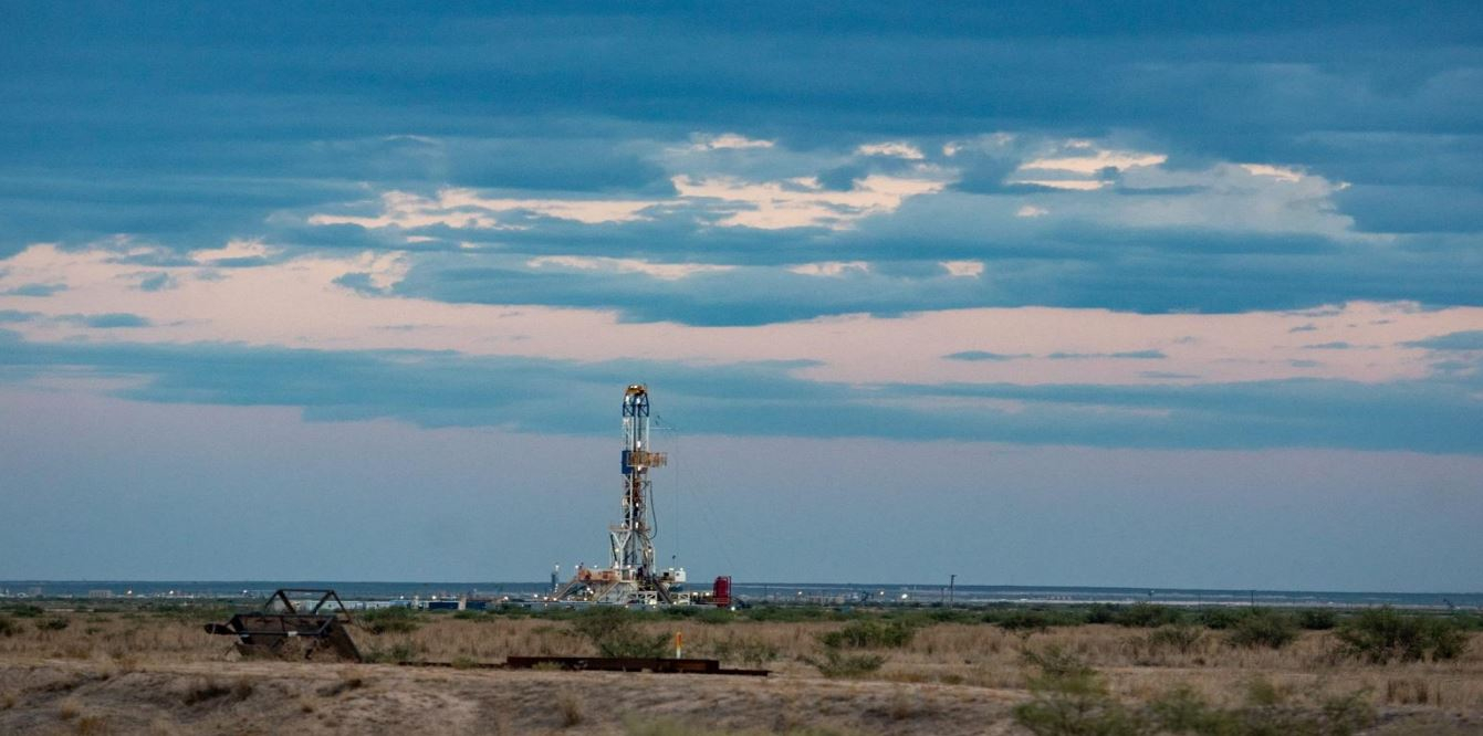 Rig in the Delaware Basin, part of the oil-rich Permian Shale