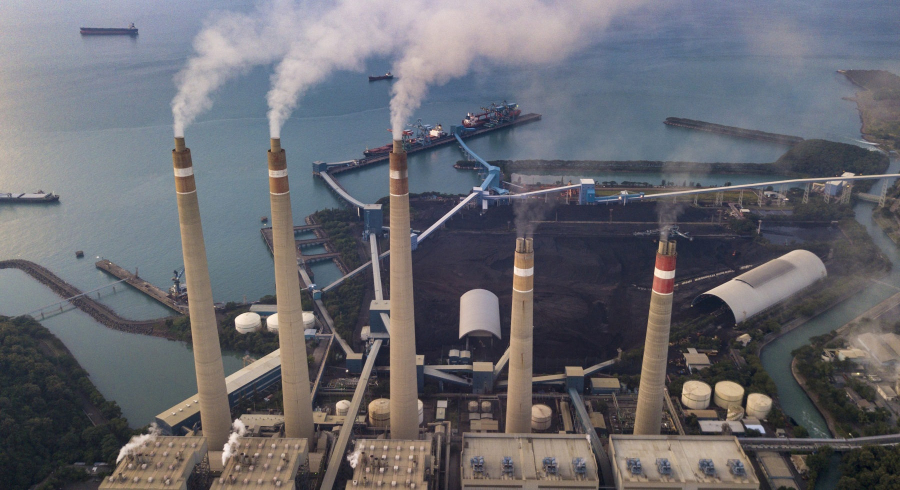 Suralaya coal power plant (4GW) on Java Island
