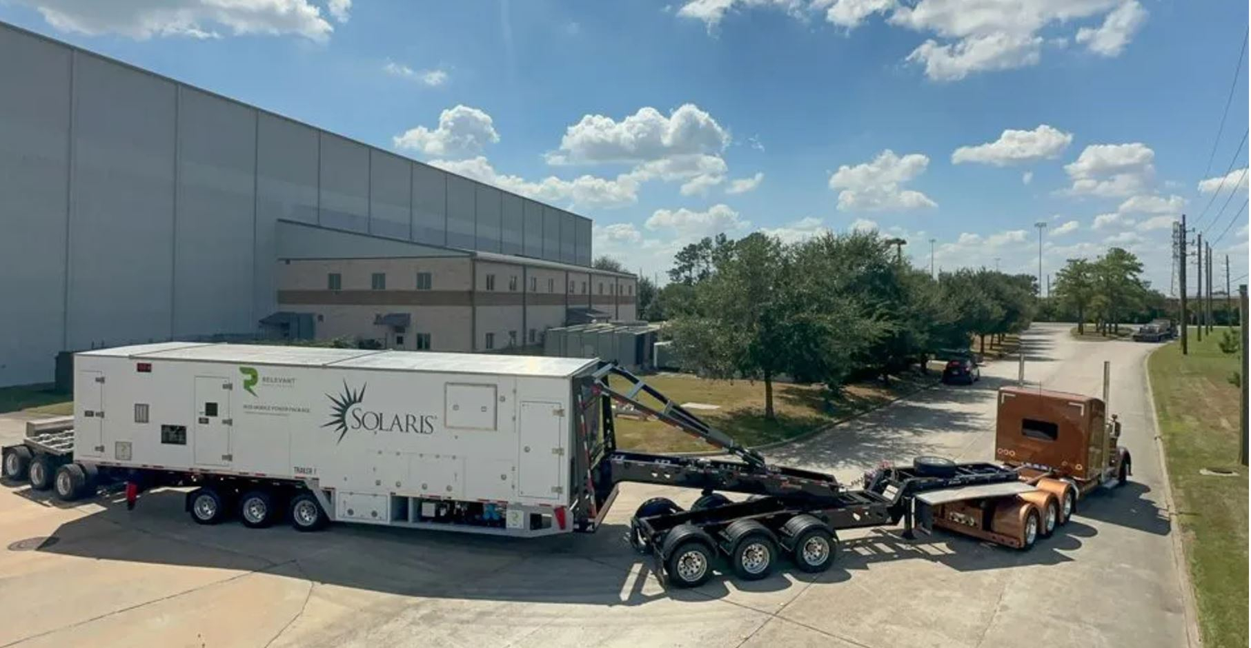 Solaris 35 MW mobile power genset