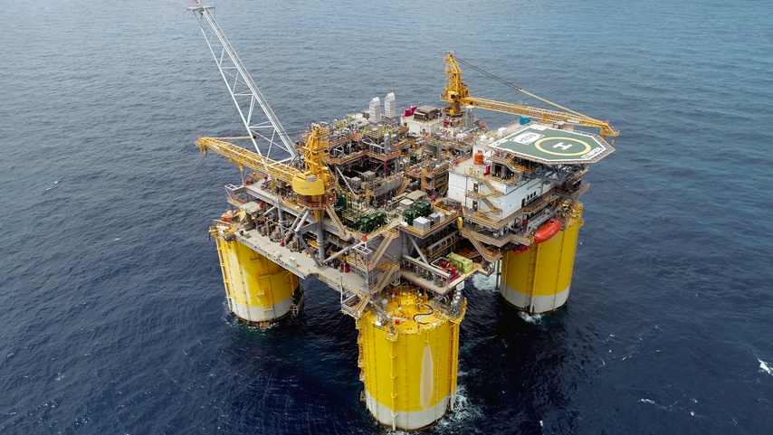 Stampede oil platform in the GOM