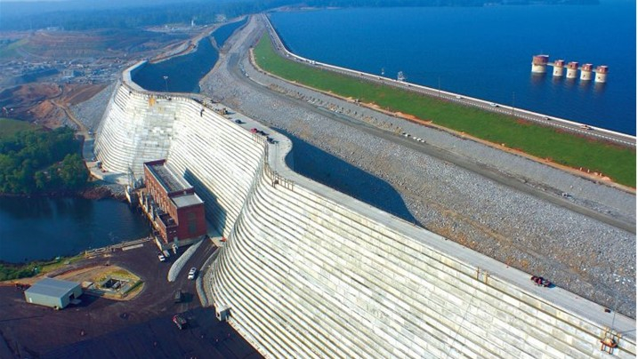 Saluda hydropower plant, some 10 miles west of Columbia.