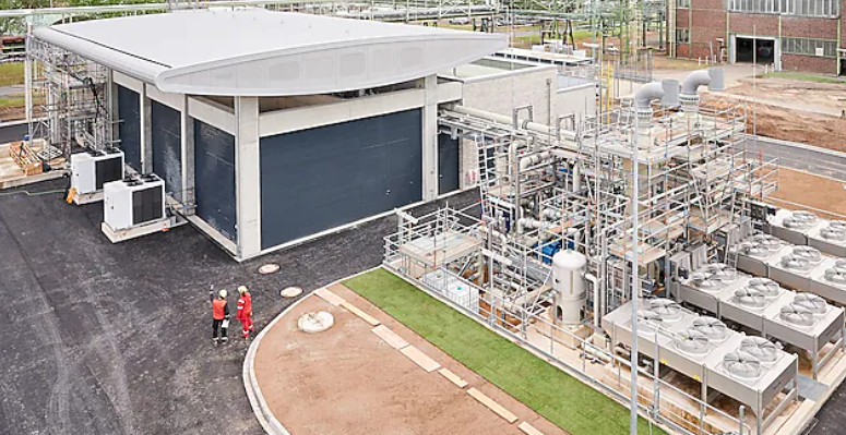 Site view of the REFHYNE electrolyzer