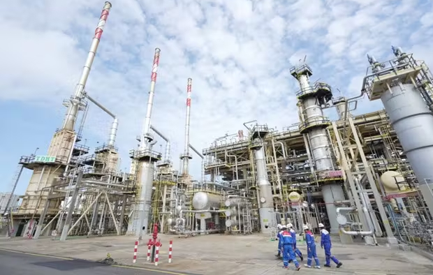 Pertamina's oil refinery in Cilacap, Central Java