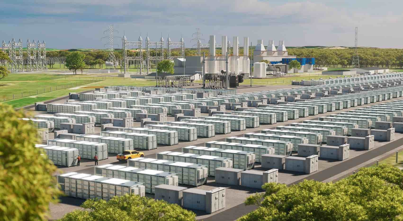 Render of Wooreen Energy Storage System