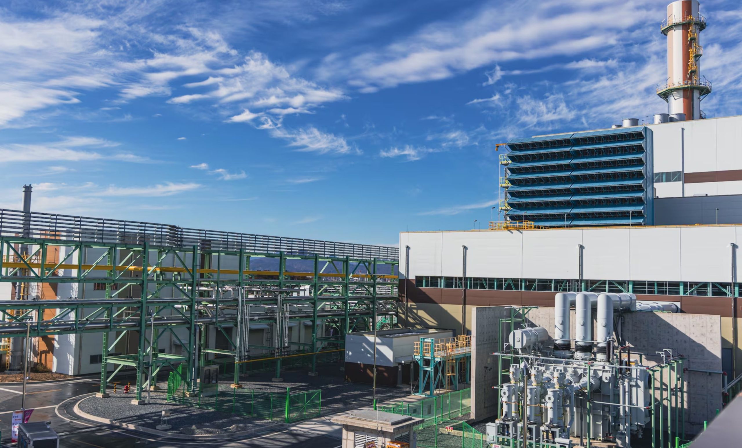 View of Ulsan GPS, SK Gas’s dual-fuel CCGT