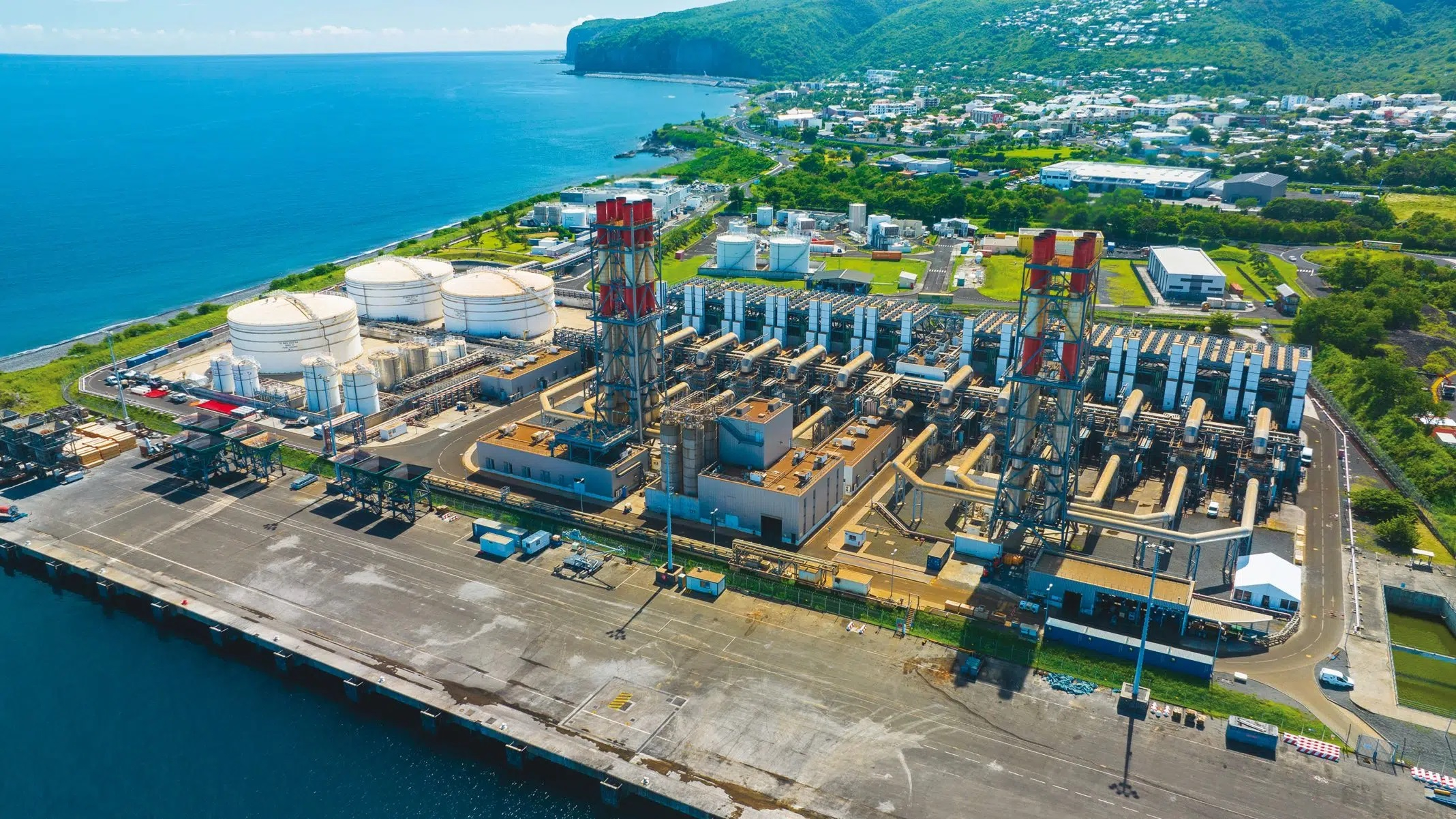 EDF’s power plant Port East on Reunion