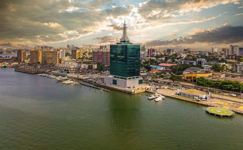 View of Vicoria Island in Lagos