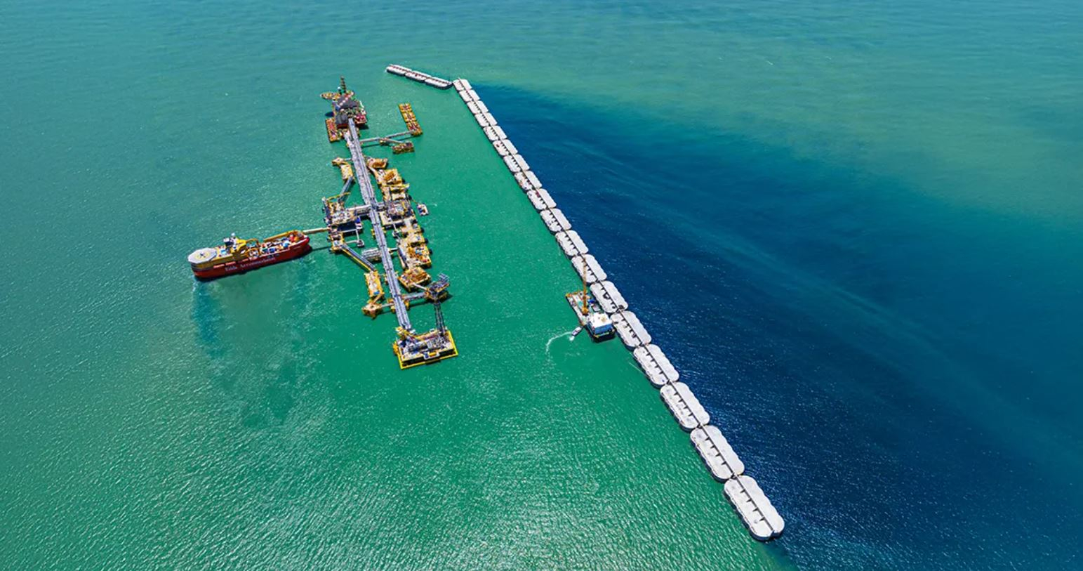 Birds eye view of GTA project off Mauretania