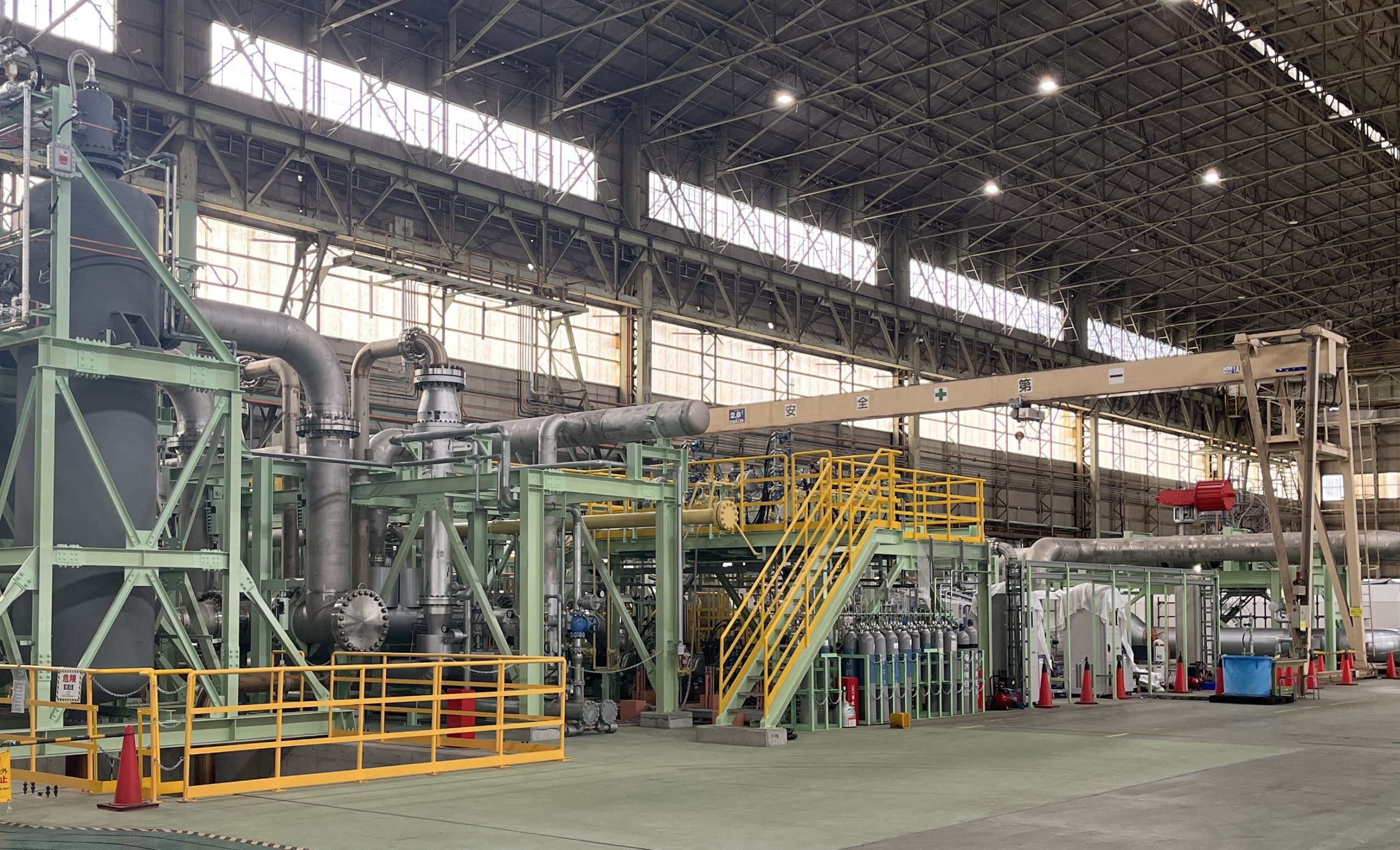 Overview of large-scale combustion test facility built in IHI's Aioi Works
