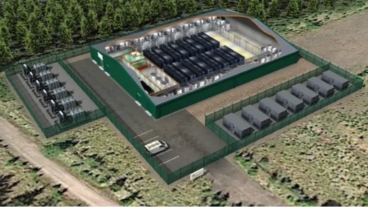 Render of Whitelee Green Hydrogen Project
