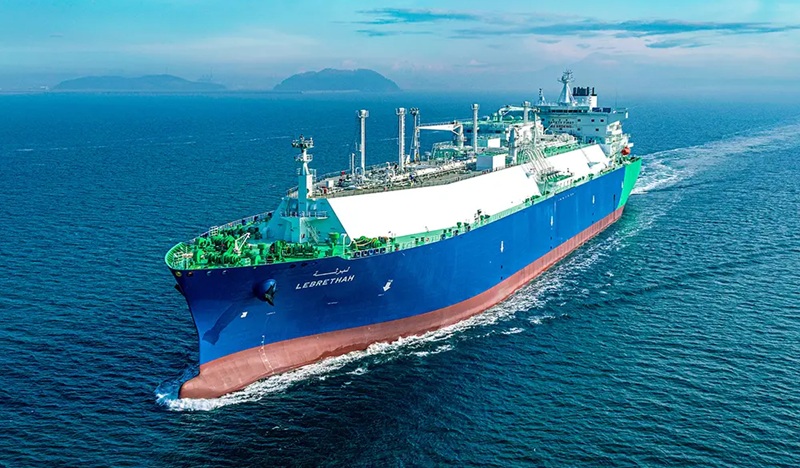 LNG carrier built by Hanwha Ocean