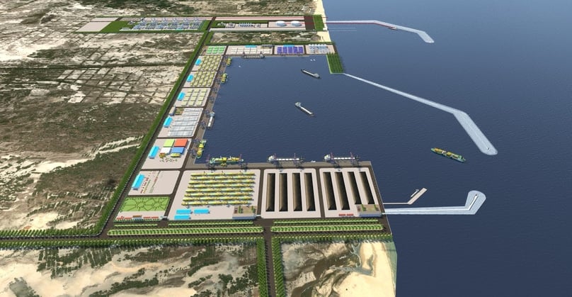 Render of Hai Lang LNG power complex