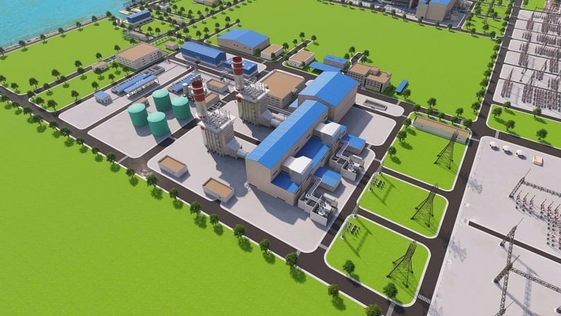 Render of O Mon IV thermal power plant in Can Tho city, southern Vietnam