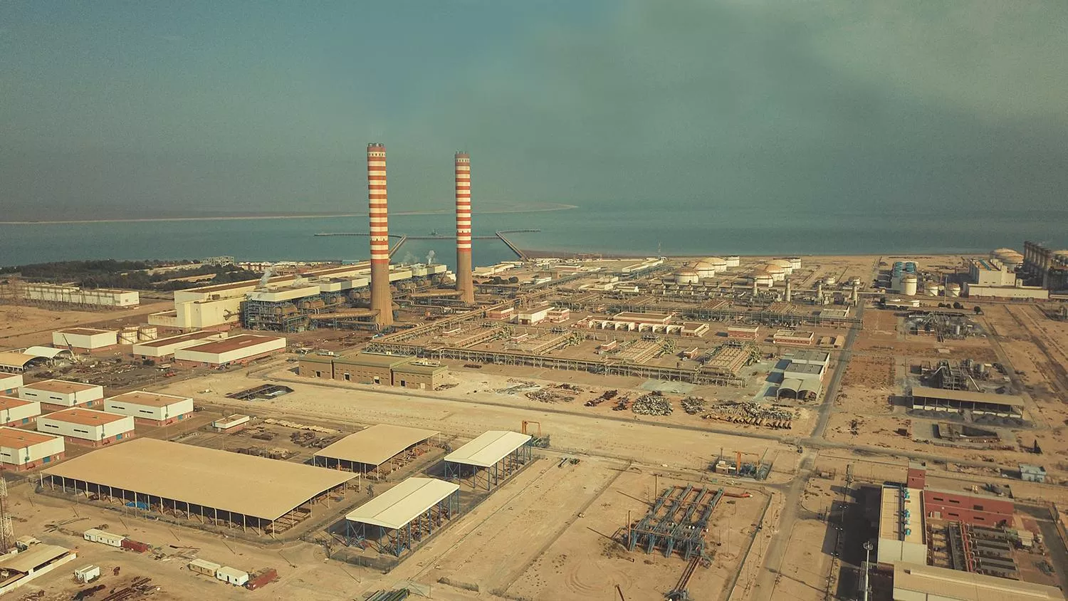 Subiya power and water distillation plant in Kuwait