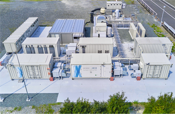 H2 production demo facility at JERA's Shin Nagoya power station