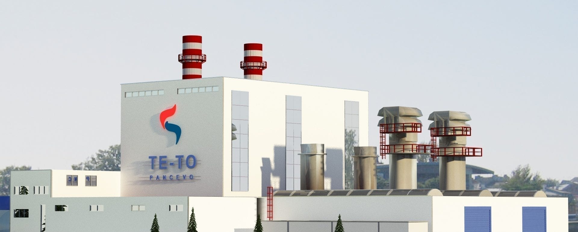 Render of Pacevo CCPP, similar to the proposed plant at Nis