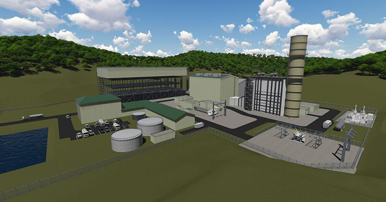 Render of Wolf Summit Energy CCGT
