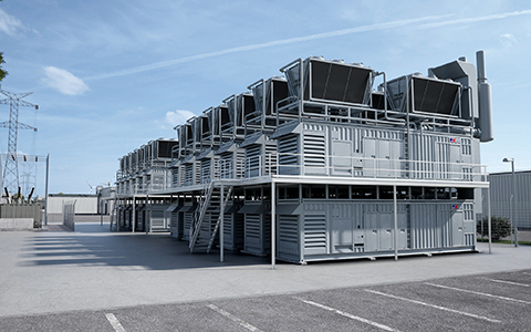 Rolls Royce's modular gas engine power plants