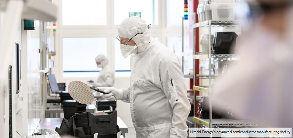 View into Hitachi Energy's semiconductor manufacturing facility