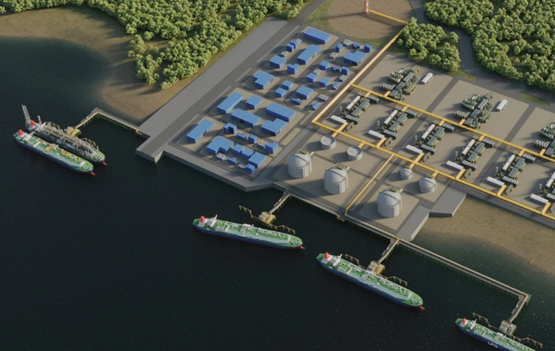 Argentina LNG rendering
