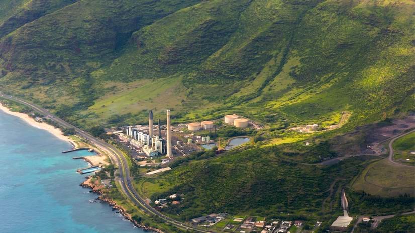 Hawaiian Electric’s Kahe power plant at Kahe Point, West O‘ahu