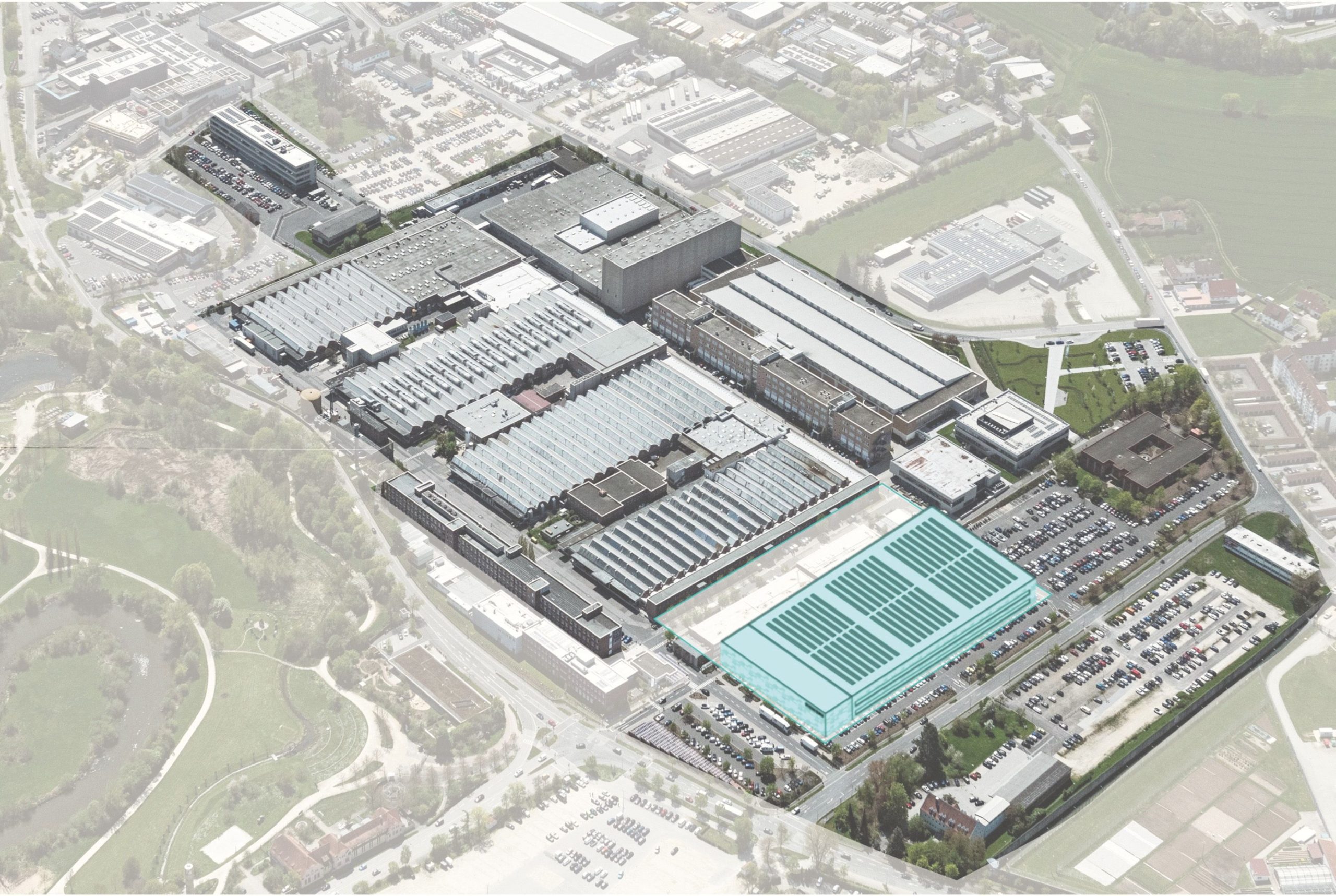 Visualisation of Siemens smart factory in Amberg