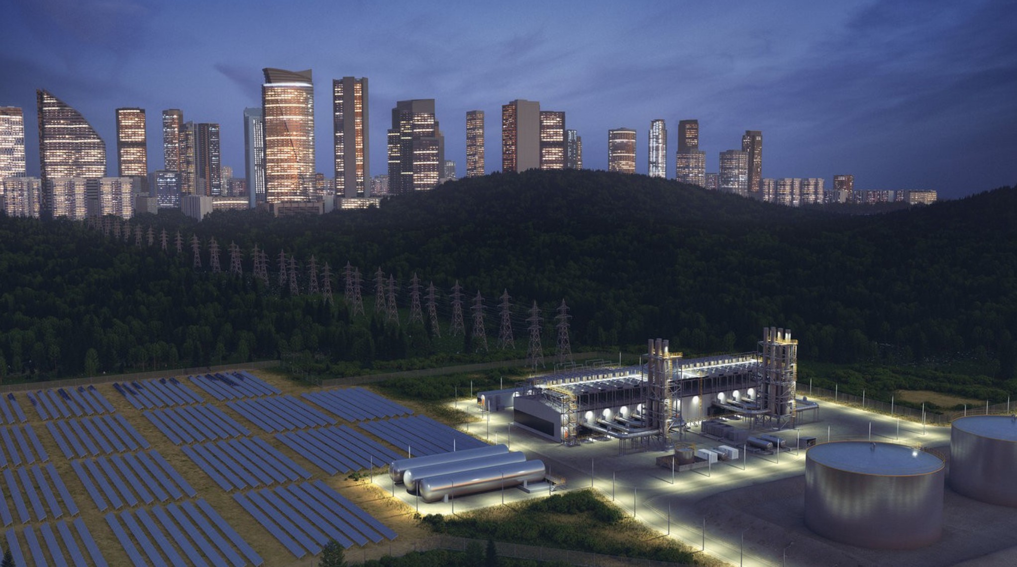 Wärtsilä hybrid power render