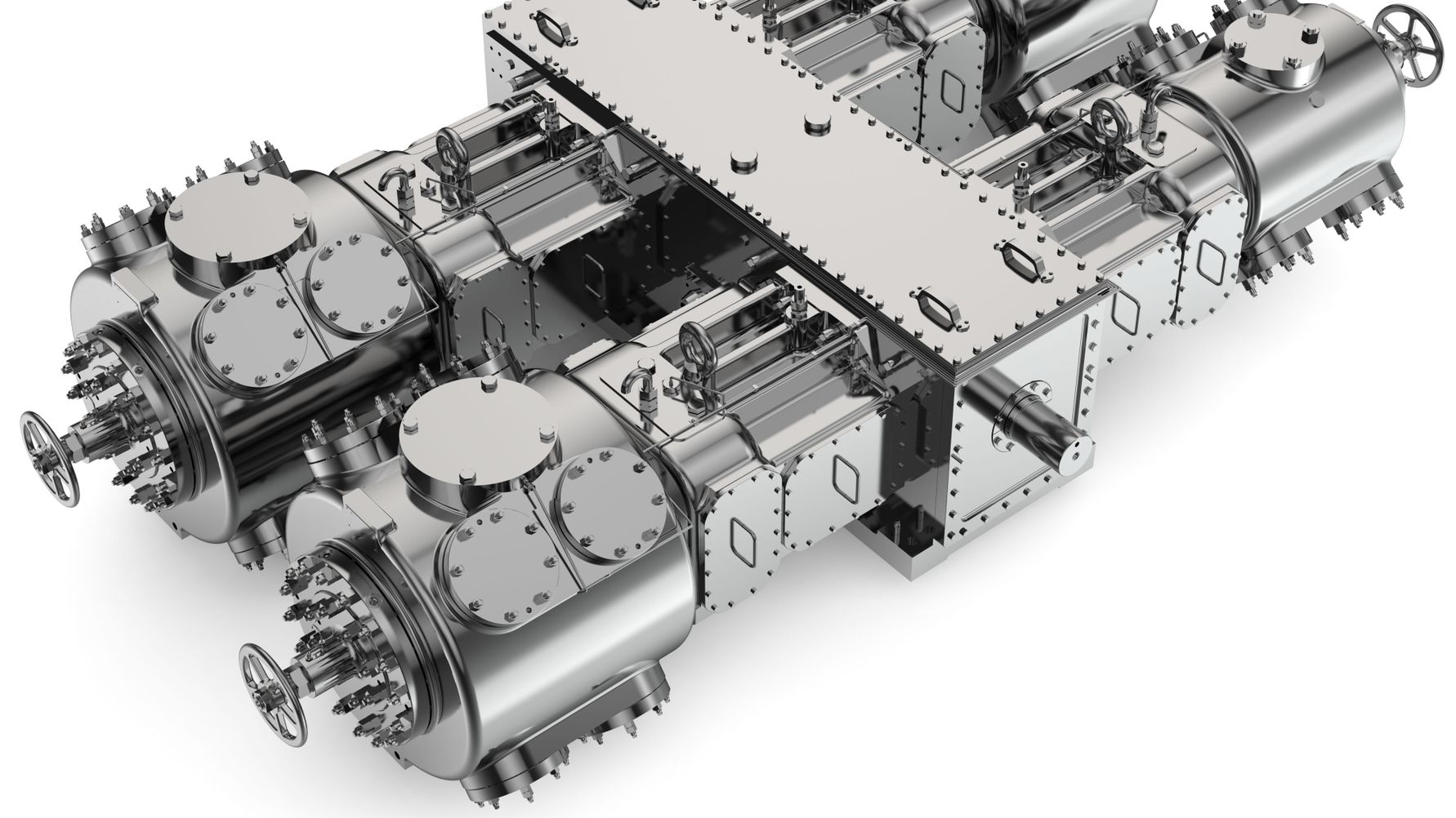 One of Burckhardt's fully balanced high-speed compressors