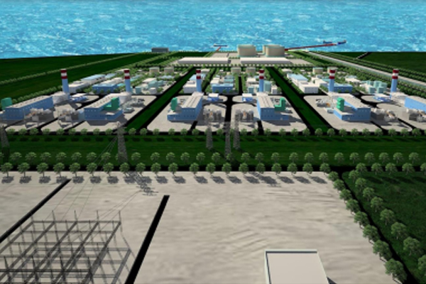 Render of Long Son LNG Power Center project, phase 1